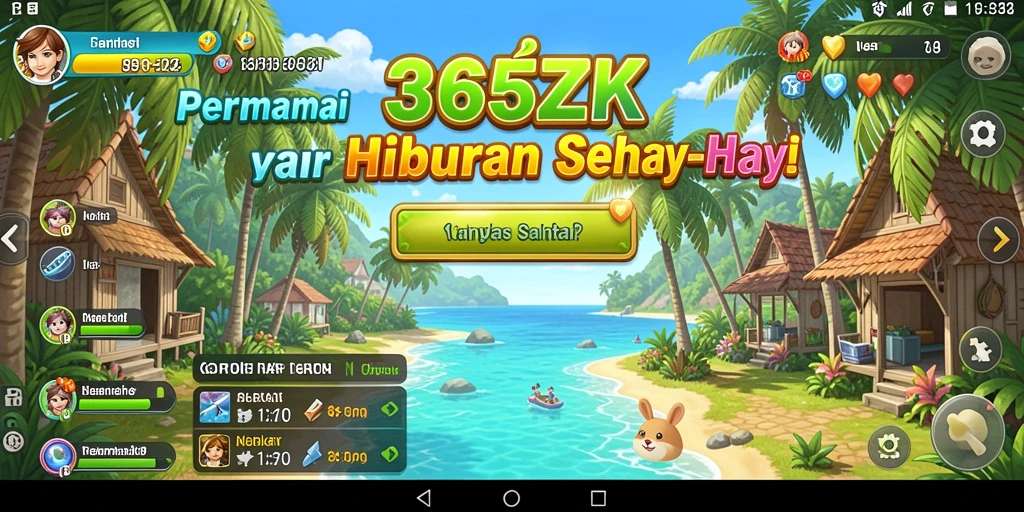 Tangkapan layar gameplay 365ZK yang menarik dan penuh warna.