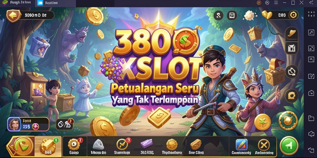 Tangkapan layar dari gameplay 380SLOT yang menampilkan aksi petualangan.