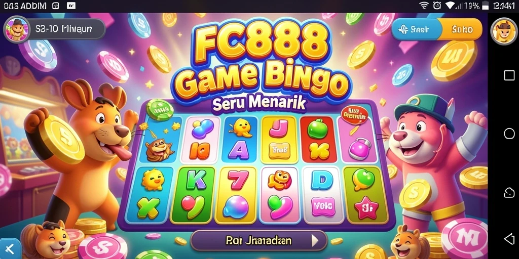 Tampilan gameplay seru dan interaktif dari FC888 Bingo.